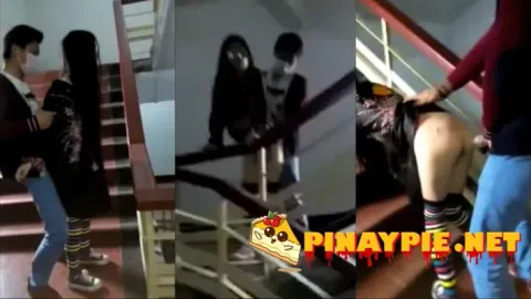 Pinay Sex Sa hagdanan nagbanatan