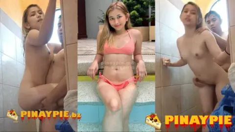 Pinay Sex Magkaibigang nag swimming kantuntan sa shower ang tripping